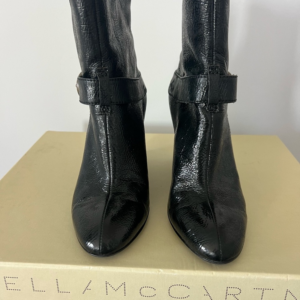 Stella McCartney Sleek Black Heeled Boots